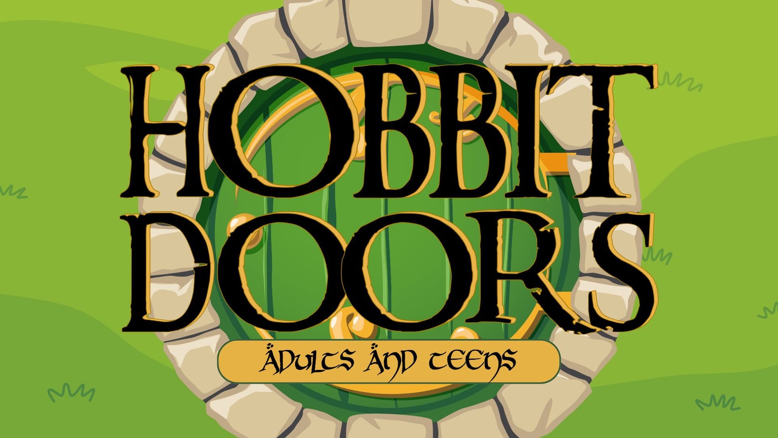 Adults/Teens — Hobbit Doors flyer
