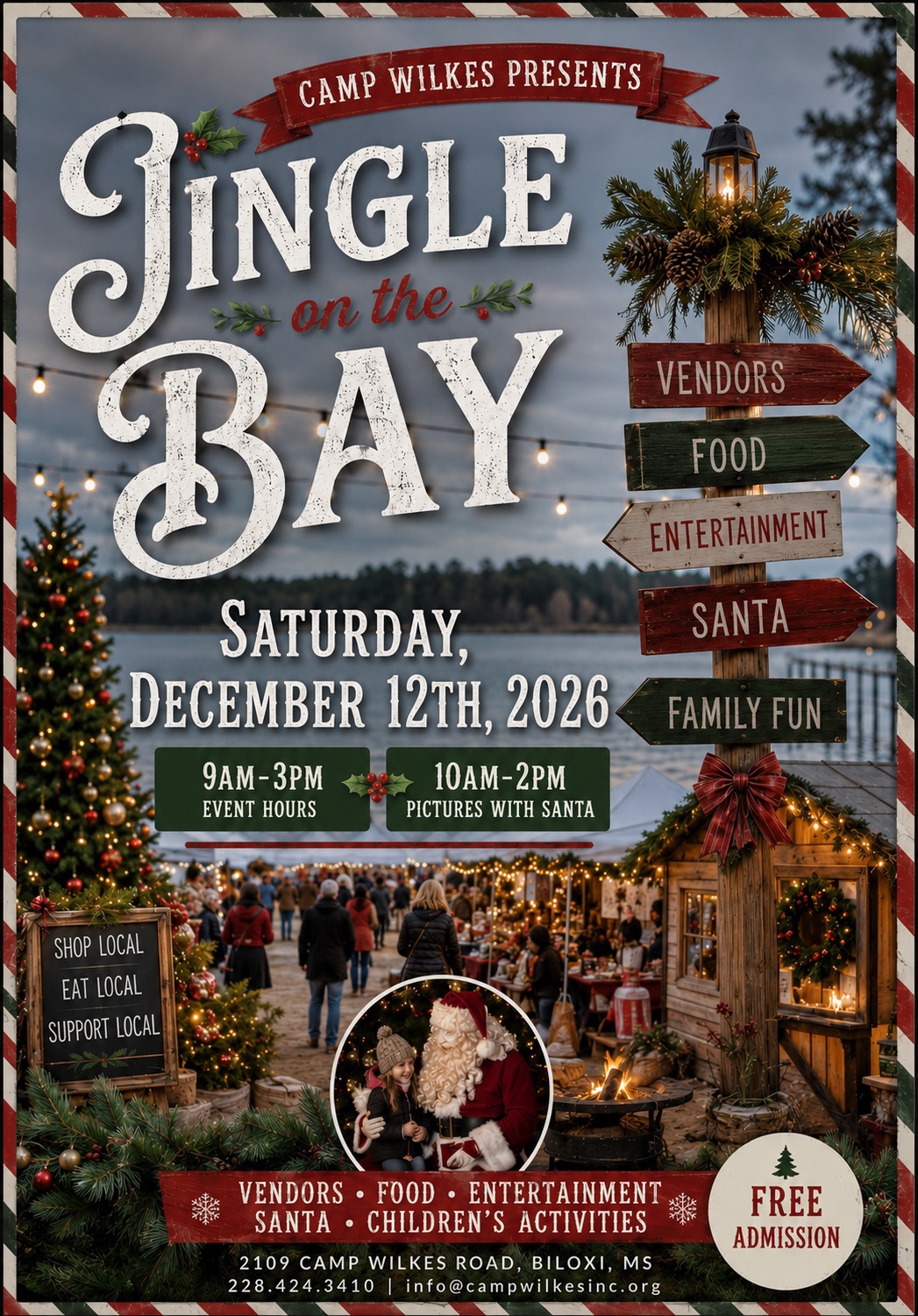 Camp Wilkes Christmas Market flyer