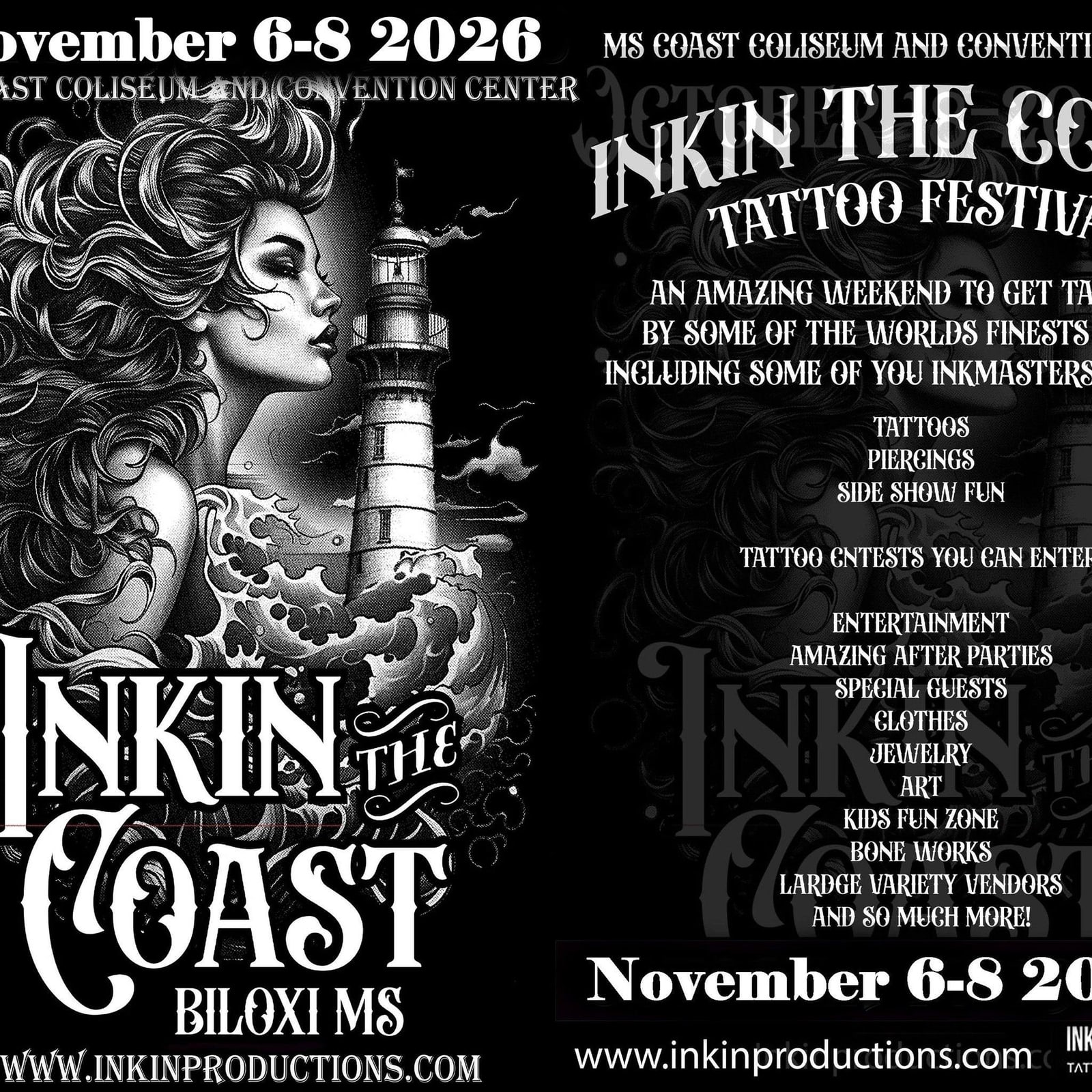 Inkin the Coast Biloxi flyer