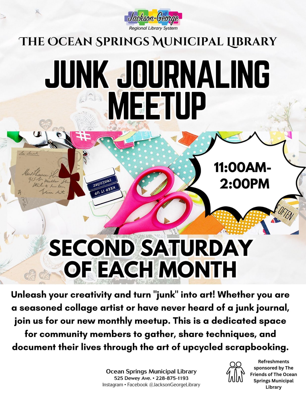 Junk Journaling flyer