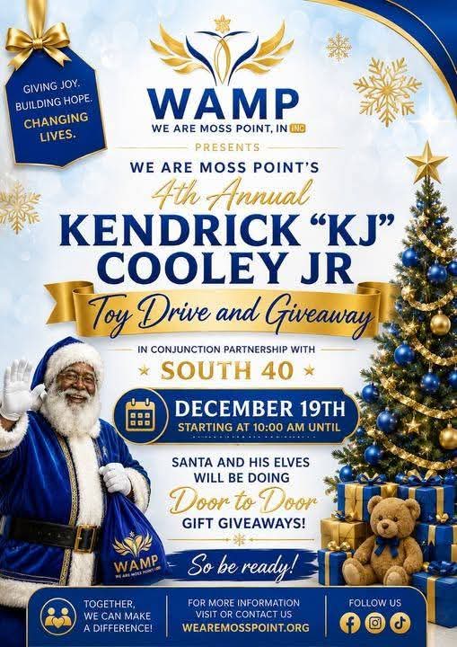 Kendrick "KJ" Cooley, Jr Toy Drive and Giveaway flyer