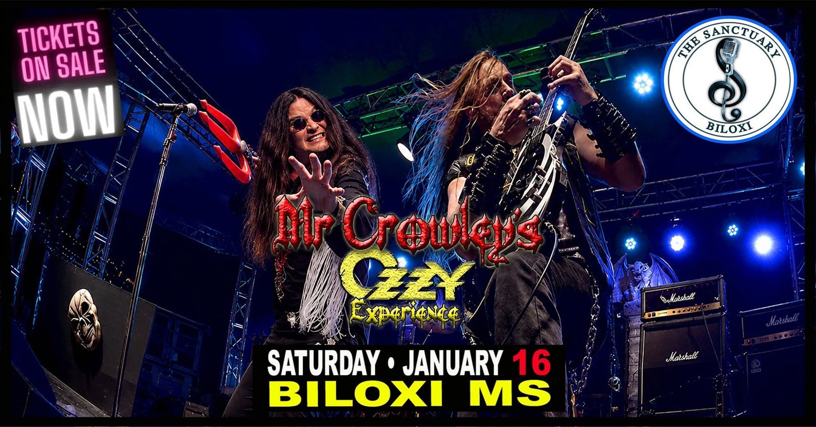 Mr. Crowley - Worlds Best Ozzy Osbourne Tribute Band flyer