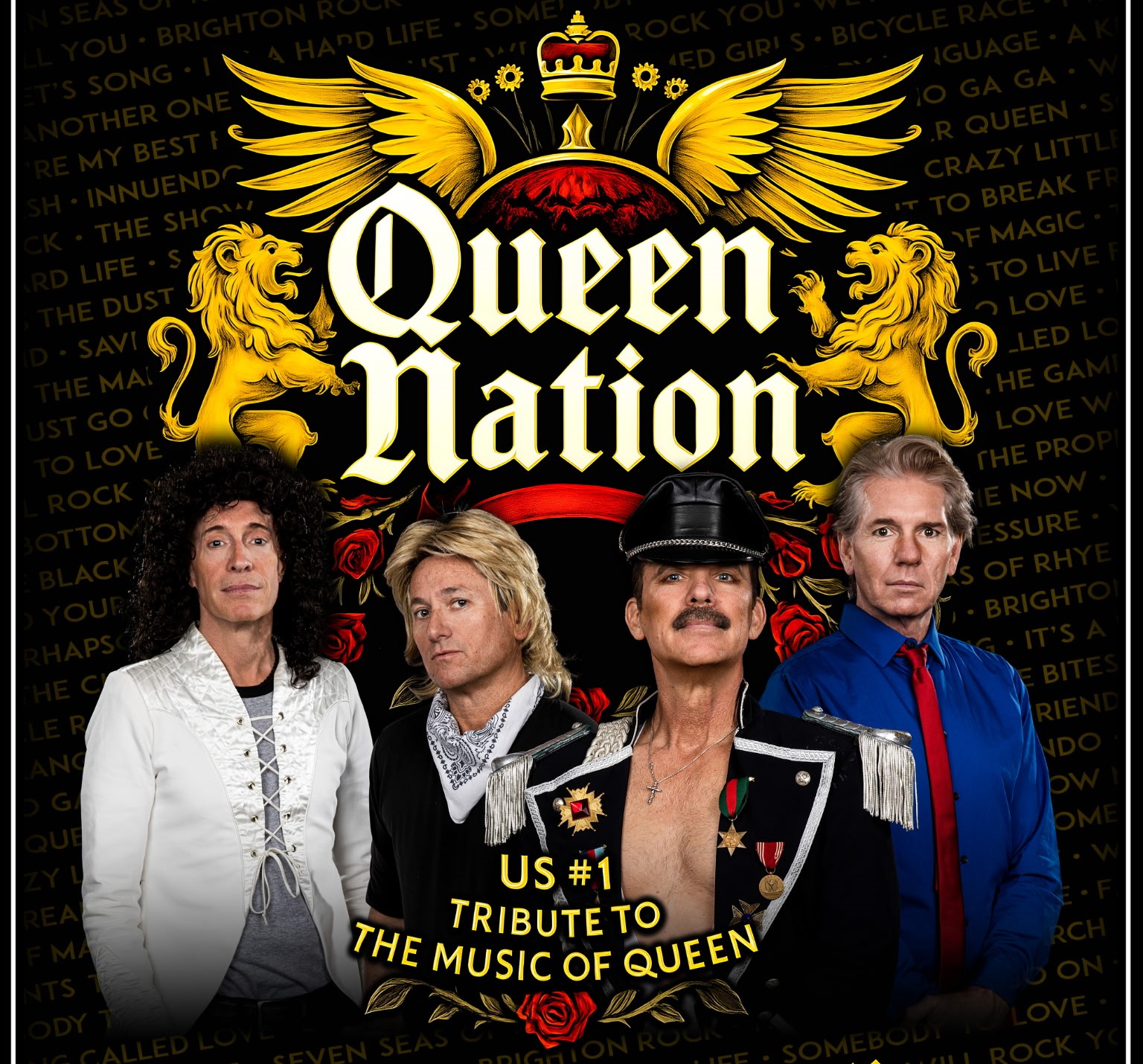 Queen Nation - Tribute to the Music of Queen flyer