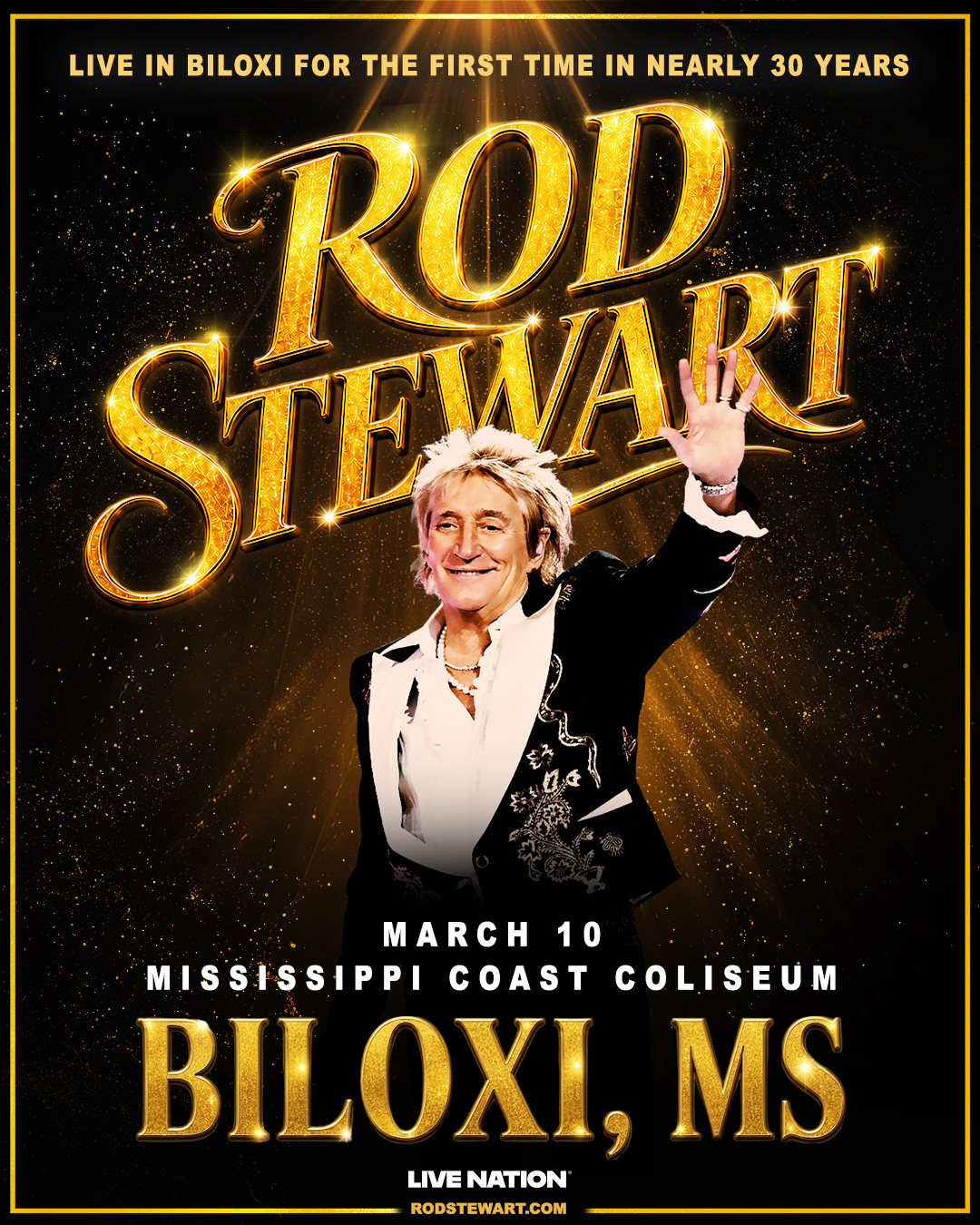 Rod Stewart flyer