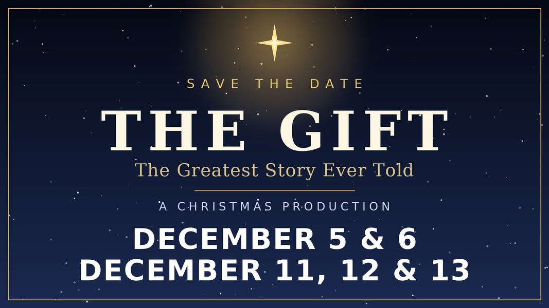 THE GIFT: The Greatest Story Ever Told flyer